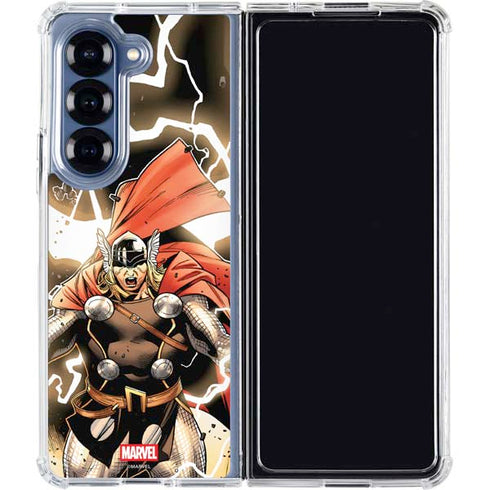 Marvel Thor Thor’s Lightning Galaxy Z Fold6 Clear Case